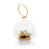 Bombki - BOMBKA szklana | Dzieciątko Jezus | bombka na choinkę | piękny świąteczny PREZENT | śliczna bombka - miniaturka - grafika 1