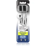Szczoteczki do zębów - Oral-B CrissCross Szczoteczka z ekstraktem z węgla do delikatnego czyszczenia zębów, 2 sztuki - miniaturka - grafika 1