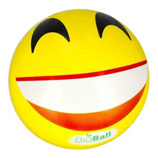 Brimarex, Piłka kolorowa, 23 cm Buźki Brx 26037 - Piłki dla dzieci - miniaturka - grafika 1