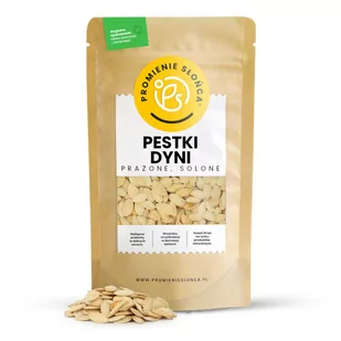 Pestki dyni niełuskane prażone solone 350g - Krakersy - miniaturka - grafika 1