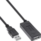 Kable USB - InLine® USB 2.0 Aktiv-Verlängerung, USB-A Stecker/Buchse, 7,5m - miniaturka - grafika 1