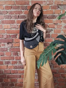 Nerka Haru czarna szara mix bawełna canvas - Nerki Nerka Haru czarna szara mix bawełna canvas - Nerki - miniaturka - grafika 1