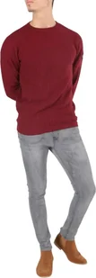 Sweter męski Hope N Life Dorami klasyczny bordowy XL - Swetry męskie - miniaturka - grafika 1
