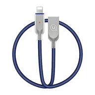 Kable komputerowe i do monitorów - USAMS USAMS Kabel power-off U-Sun IPYSUSB202 Lightning 1,9m niebieski - miniaturka - grafika 1