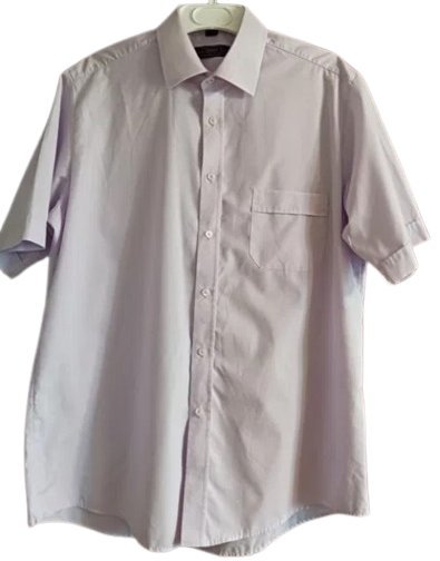 Koszula męska z kołnierzykiem biała krótki rękaw Slim Line Darex 44/182-188