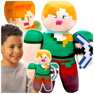 Maskotki i pluszaki - MINECRAFT PLUSZOWA MASKOTKA Z GRY LUDZIK ALEX RYCERZ DUŻA PRZYTULANKA 30 CM - miniaturka - grafika 1