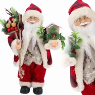 Ozdoby bożonarodzeniowe - ŚWIĘTY MIKOŁAJ świąteczny figurka DUŻY skandynawsk - miniaturka - grafika 1