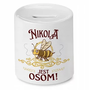 Skarbonka Dla Nikoli na Urodziny Idealny Prezent z Nadrukiem ze Zdjęciem - Skarbonki - miniaturka - grafika 1