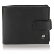 Portfele - Portfel męski zapinany Pierre Cardin z metalowym logo YS603 8825A - miniaturka - grafika 1