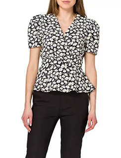 Bluzki damskie - Morgan Bluzka damska Blouse Cache Cœur Ola, czarny, XS - grafika 1