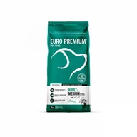 Sucha karma dla psów - EURO PREMIUM SUCHA KARMA DLA PSA KURCZAK RYŻ 12KG ŚREDNIE RASY - miniaturka - grafika 1