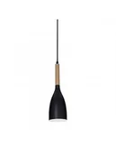 Lampy sufitowe - Ideal Lux MANHATTAN 110752 SP1 NERO lampa wisząca - miniaturka - grafika 1