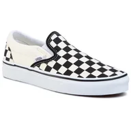 Trampki damskie - Vans Tenisówki Classic Slip-On VN000EYEBWW1 Blk/Whtchckerboard/Wht - miniaturka - grafika 1