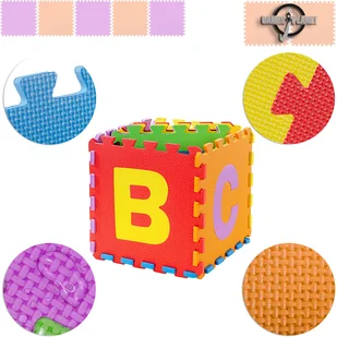 MATA PUZZLE EDUKACYJNE EVA DLA DZIECI ALFABET - Maty edukacyjne - miniaturka - grafika 6