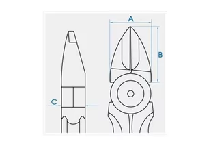 SZCZYPCE TNĄCE BOCZNE MINI 125mm King Tony - Kombinerki i obcęgi - miniaturka - grafika 3