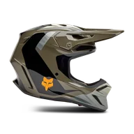 Kaski motocyklowe - Kask Cross FOX V3 Fade Brązowy/CzarnyXS - miniaturka - grafika 1