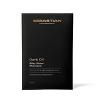 Szampony do włosów - Sebastian Dark Oil Sachet Shampoo, szampon wygładzający i nabłyszczający nadający połysk, 15ml - miniaturka - grafika 1
