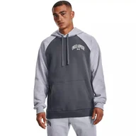 Bluzy sportowe męskie - Bluza męska Under Armour Rival WM Colorblock HD - miniaturka - grafika 1