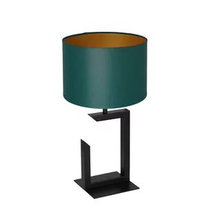 Luminex H 450 Black 3405 Lampa stołowa lampka 1x60W E27 czarny/zielony/złoty - Lampy stojące - miniaturka - grafika 1