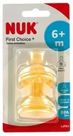 Smoczki do butelek - Smoczki do butelek Nuk Feliubadalo Latex Teat Firstchoice T2l 2 szt - miniaturka - grafika 1