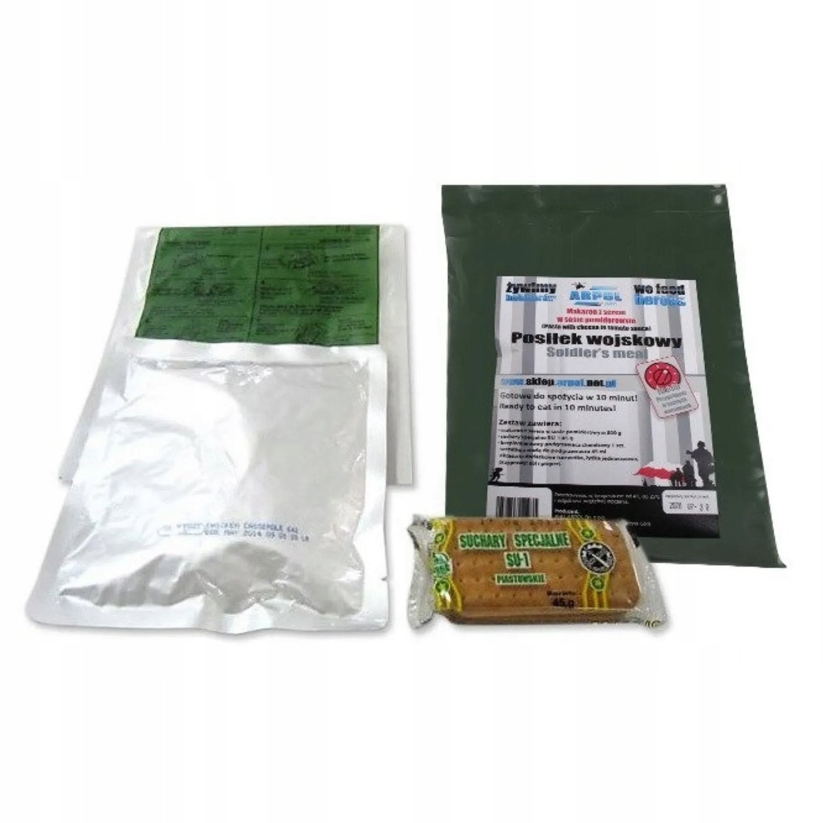 Racja żywnościowa Arpol Posiłek wojskowy Zestaw 4 - Filet z kurczaka w