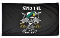 Flagi i akcesoria - Mil-Tec - Flaga - 90x150cm - Special Forces - 16789000 - miniaturka - grafika 1