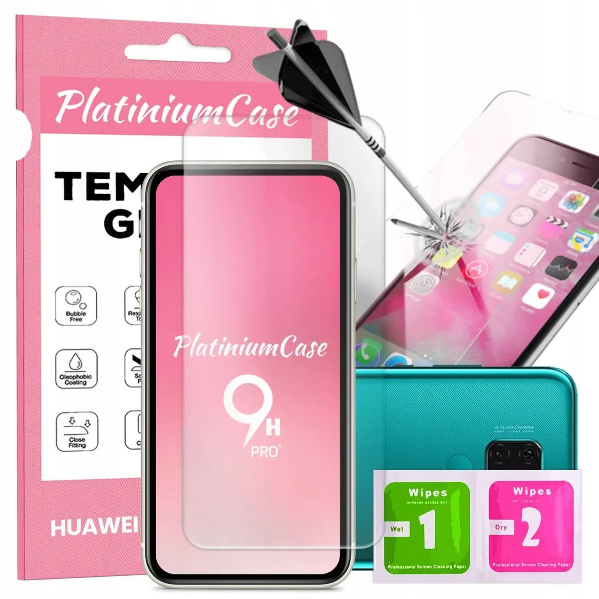 Szkło hartowane 9H szybka do HUAWEI MATE 30 LITE