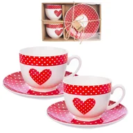 Filiżanki - Orion Filiżanka ze spodkiem 280 ml 2 szt NA PREZENT 127284 - miniaturka - grafika 1