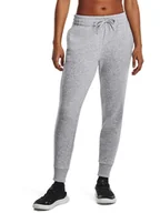 Spodnie sportowe damskie - Under Armour Spodnie dresowe "Rival" w kolorze szarym - miniaturka - grafika 1
