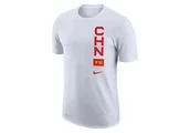 Koszulki męskie - China Nike Dri-Fit Team Tee White - miniaturka - grafika 1