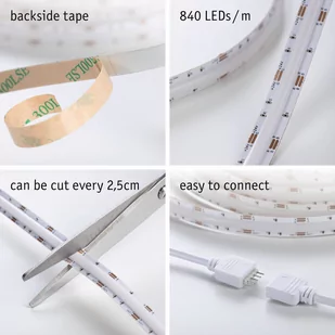 Paulmann SimpLED taśma Set COB RGB 1,5 m - Taśmy LED - miniaturka - grafika 2