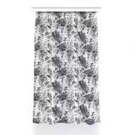 Zasłony - Zasłona przelotki Czarno-biały ogród dekor 150x240, Fabricsy - miniaturka - grafika 1