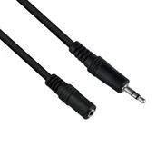 Przedłużacze i rozgałęźniki - Przedłużacz JACK gniazdo-wtyk 3,5 mm, 5 m - miniaturka - grafika 1