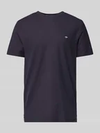 Koszulki męskie - T-shirt z wyhaftowanym logo - miniaturka - grafika 1