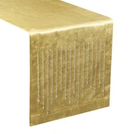 Obrusy i serwetki - Eurofirany Euro Firany Obrus 35 x 220 Dekoracyjny Royal3 Złoty 1224425 - miniaturka - grafika 1
