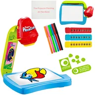 Projektory dla dzieci - KinderSafe 3w1 Projektor do rysowania 21 obrazków + FLAMASTRY + LAMPKA 8515 8515 - miniaturka - grafika 1