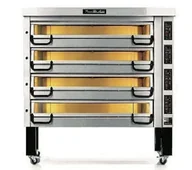 Piece, kotły  i płyty grzejne gastronomiczne - Pizza Master PM 744ED - Piec do pizzy 4-komorowy sterowany elektronicznie - miniaturka - grafika 1