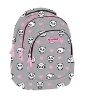 Plecaki - Astrabag, Plecak trzykomorowy - Panda (AB330) - miniaturka - grafika 1