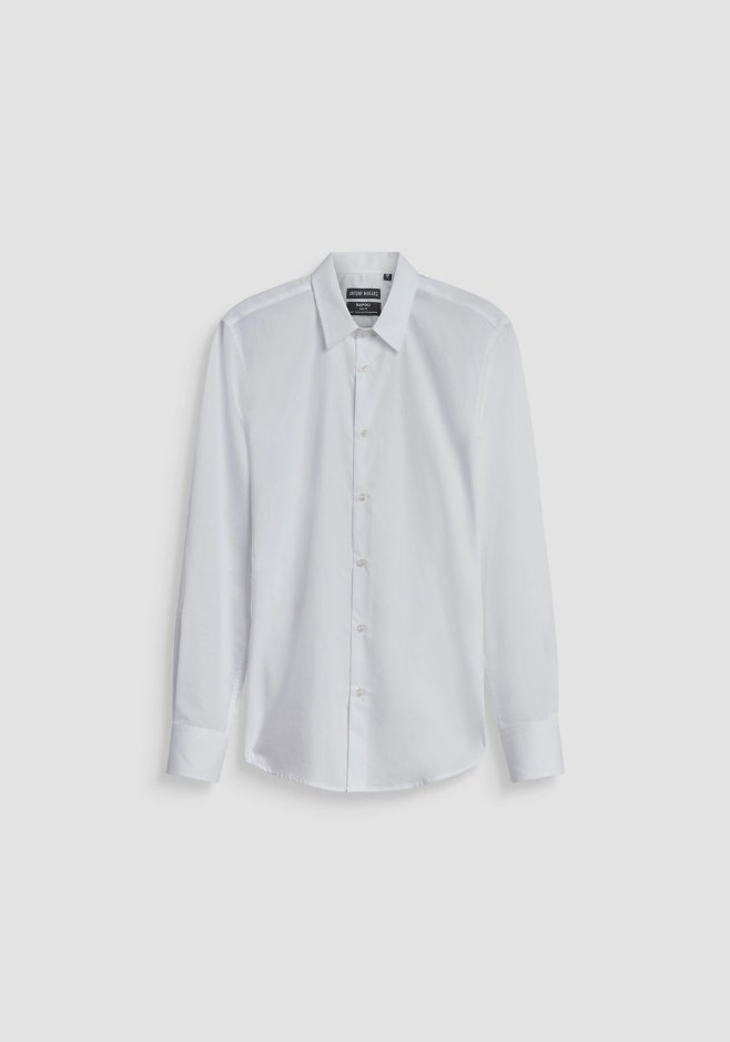 koszula slim fit męskie biały