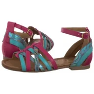 Sandały damskie - Sandały Różowe/Niebieskie 06974-39/00-1 (MA1401-a) Maciejka - miniaturka - grafika 1