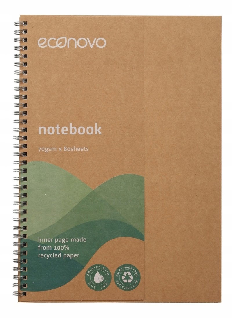 Office Products Kołonotatnik ECONOVO A4 80 kart. 70gsm
