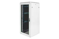 Tuning komputera - akcesoria - Digitus Szafa sieciowa stojąca Unique 19" 36U rack 800x800, drzwi przód szyba, szary, 800kg - miniaturka - grafika 1