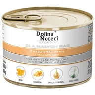 Sucha karma dla kotów - Dolina Noteci Dolina Noteci Premium Pies Mały Bażant dynia i makaron puszka 185g - miniaturka - grafika 1