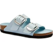 Klapki i japonki damskie - Birkenstock Skórzane klapki Arizona BB LENA | narrow fit - miniaturka - grafika 1