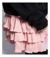 Sukienki i spódniczki dla dziewczynek - Różowa bawełniana spódniczka z falbankami 98 104 / Royal Baby Shop - miniaturka - grafika 1