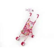 Wózki dla lalek - BIGTOYS Wózek dla lalki parasolka BWOZ8890 - miniaturka - grafika 1