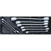 Zestawy narzędziowe - B2B Partner Zestaw kluczy zakrzywionych- oczkowych 8 szt. GJ-5016 - miniaturka - grafika 1