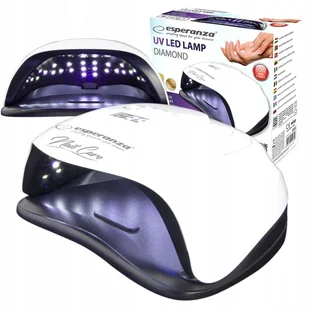 Lampa UV do paznokci Esperanza DIAMOND EBN007 kolor biały - Lampy UV do paznokci - miniaturka - grafika 3