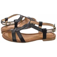 Sandały damskie - Sandały Czarne 06568-01/00-5 (MA1223-b) Maciejka - miniaturka - grafika 1