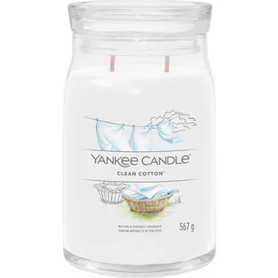 YANKEE CANDLE Świece zapachowe Clean Cotton 368.0 g - Świece - miniaturka - grafika 1